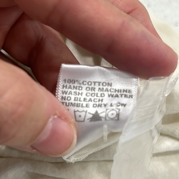 NWT James Perse Cotton Cross Strap Fit and Flare Neutral Minimalist Midi Dress - Picture 13 of 14